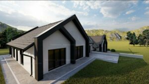 Prémium családi ház – modern homlokzat